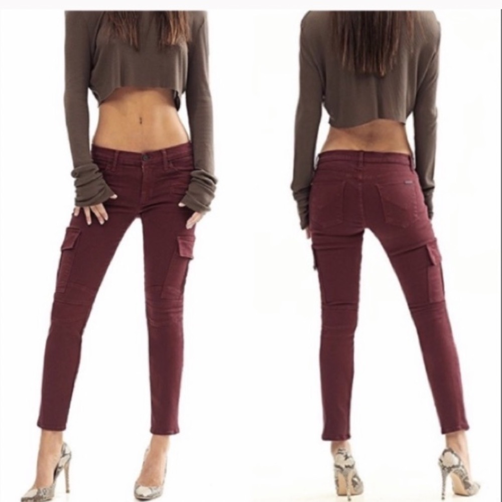 Hudson Colby Ankle Moto Skinny   26 EUC
